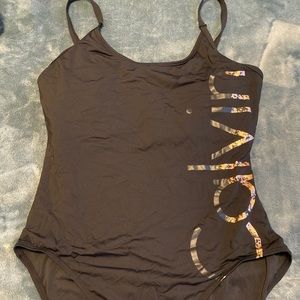 Black One piece Calvin Klein bathing suit